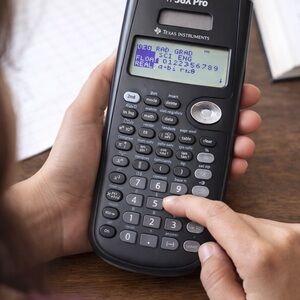 Texas Instruments Black Scientific Calculator with Backlit LCD